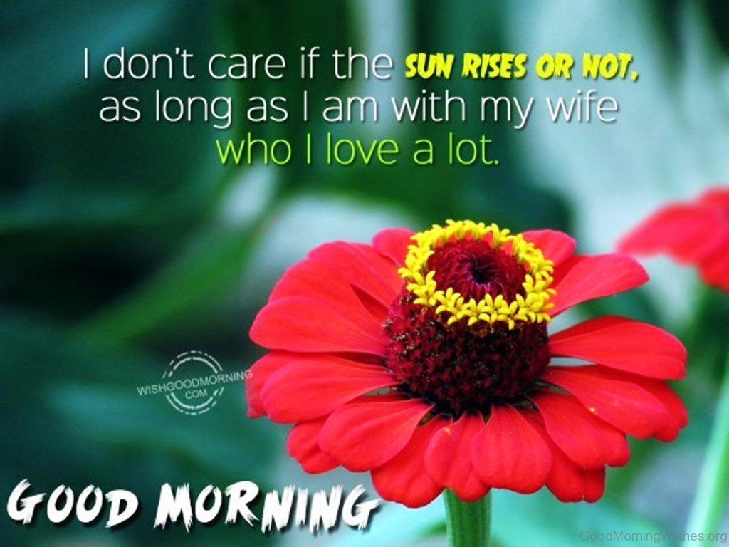 Good Morning Messages For Wife