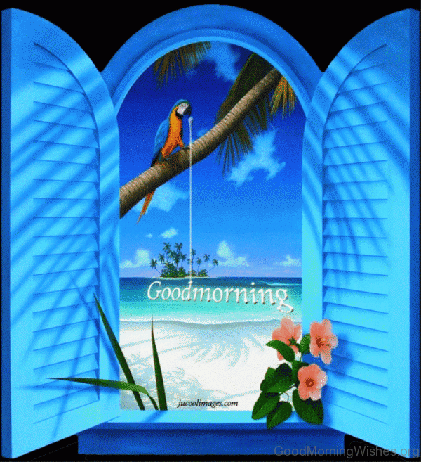 Lovely Good Morning Glitter