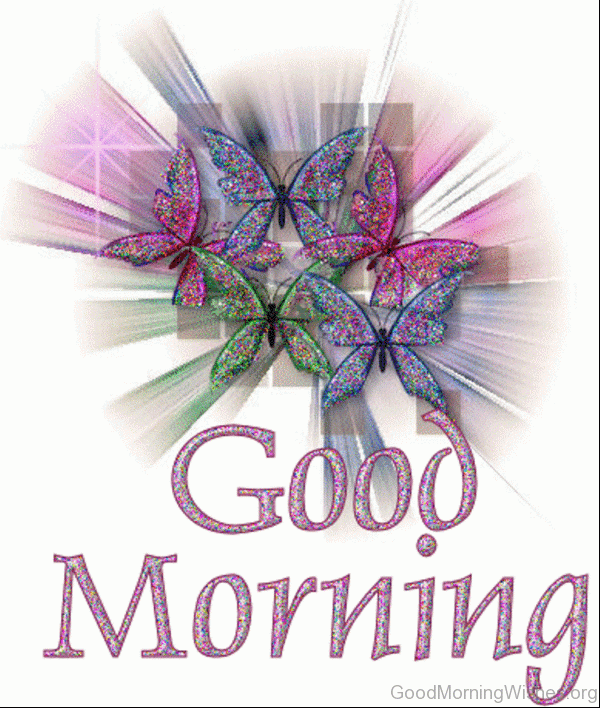 Nice Good Morning Glitter
