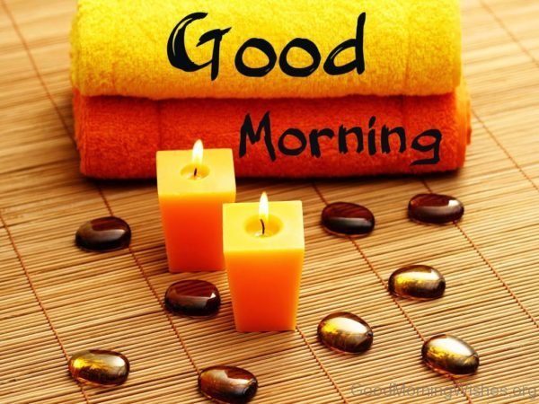 Candle Good Morning