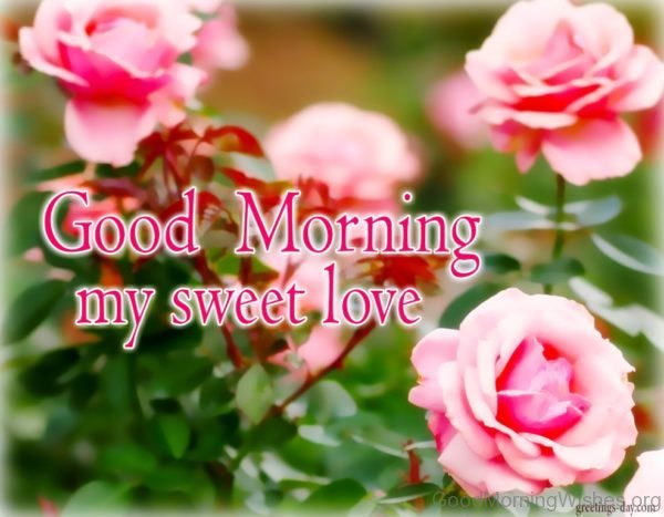 Good Morning My Sweet Love