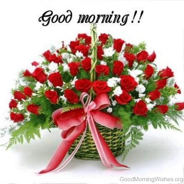 Good Morning Wishes With Flower 