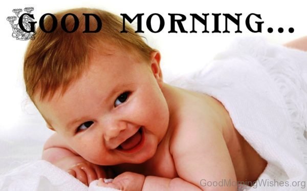 Good Morning With Cute Smile