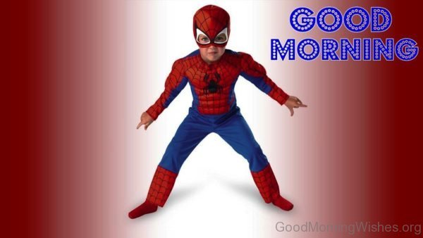 Good Morning With Spiderman Baby