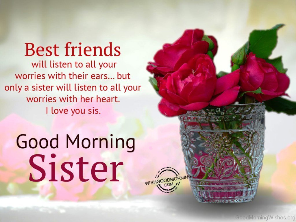 Good Morning Sister Quotes, SMS, Wishes, & Images " GMVibes. 