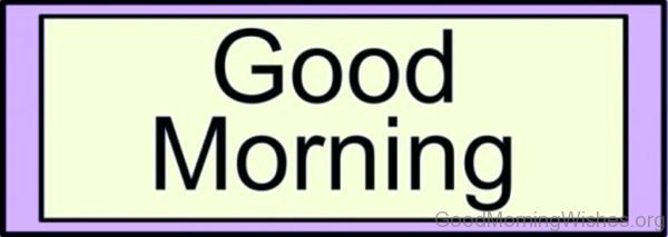 Clipart Good Morning