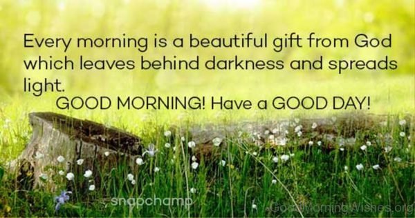 Every Morning Is A Beautiful Gift From God