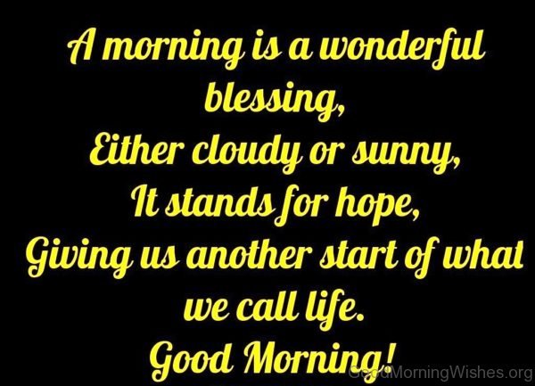 Good Good Morning