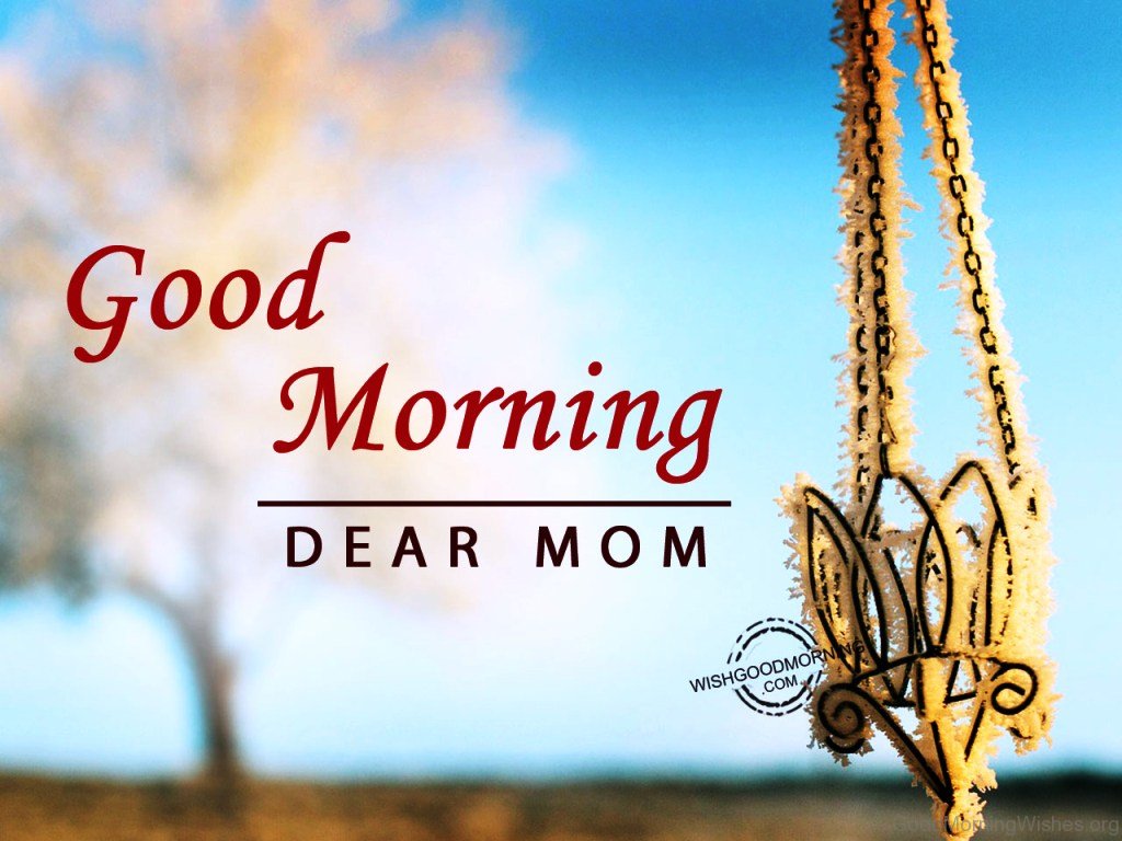 Good Morning Dear Mom.