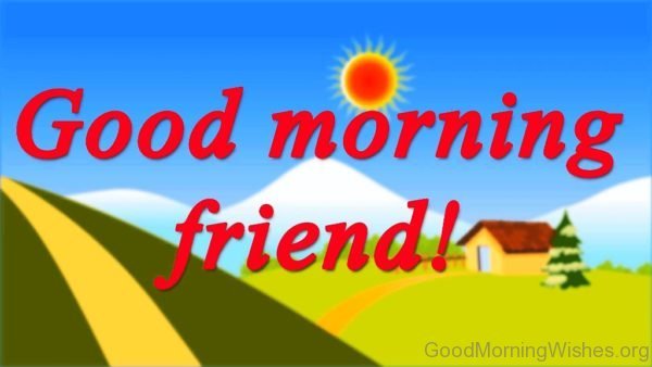 Good Morning Friend Clipart