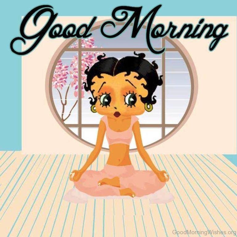 Lovely Betty Boop Good Morning Pic.