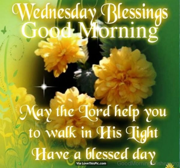 May The Lord Help You To Walk In His Light Have A Blessed Day