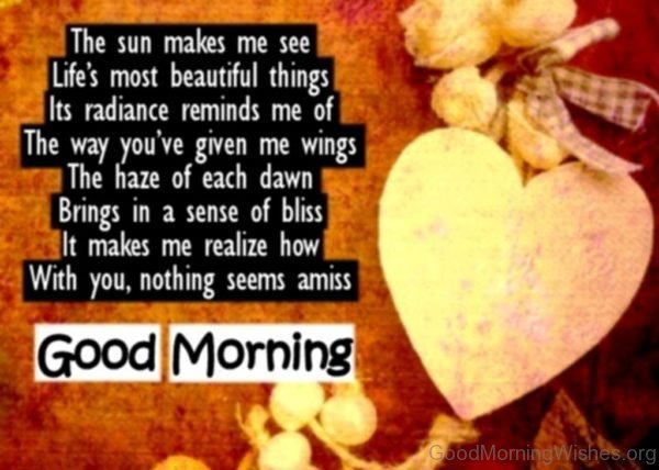 The Sun Makes Me See