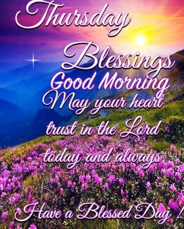 Thursday Blessings Good Morning