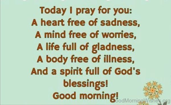 Today I Pray For You