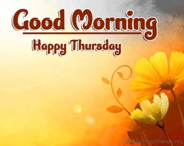 Thursday Good Morning