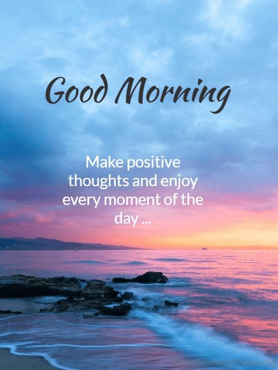 Positive Thought Good Morning