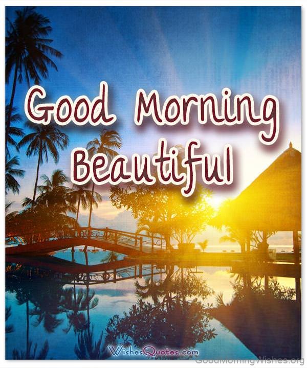 Good Morning Beautiful Card