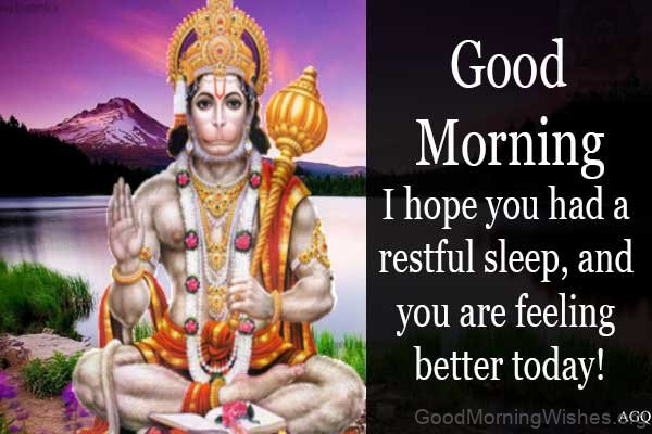 Good Morning Shree Bahgwan Hanuman Ji