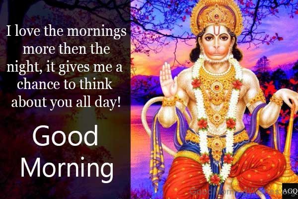 Good Morning With Hanuman Ji Wishes