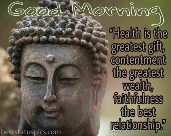 Buddha Good Morning Picture