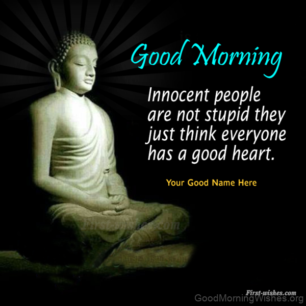 Buddha Good Morning Picture