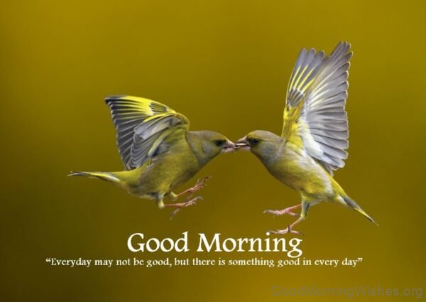 Cute Good Morning With Birds Image
