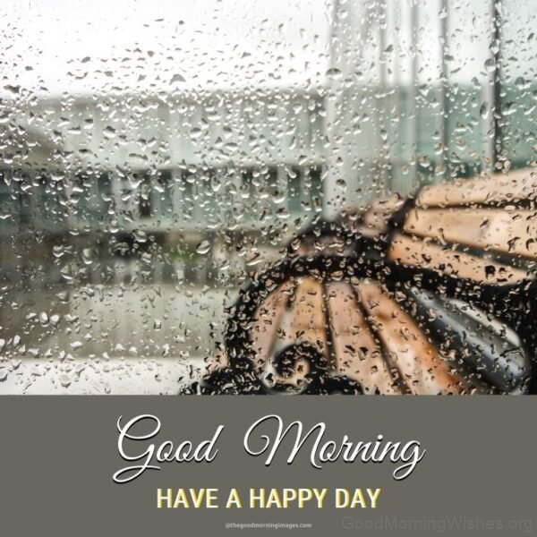 Good Morning Have A Happy And Rainy Day Status