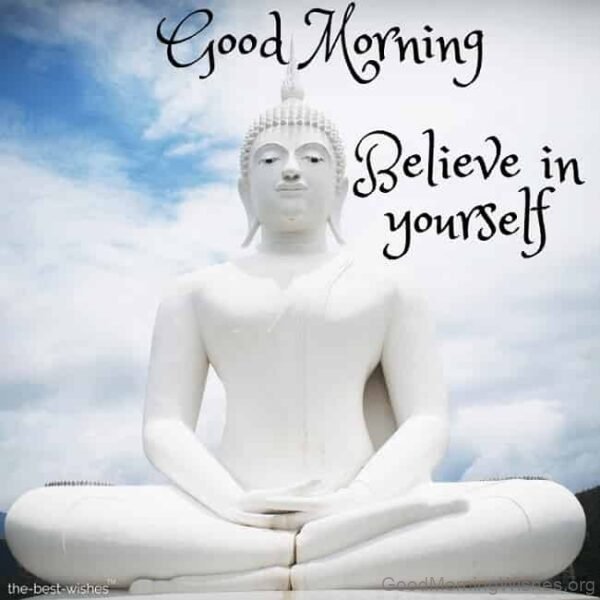 Good Morning With Lord Buddha Picture