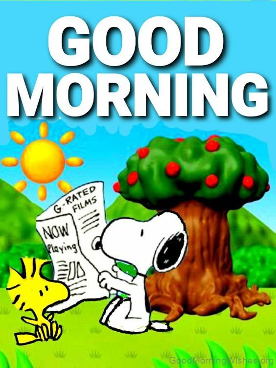 Good Morning Image Of Snoopy