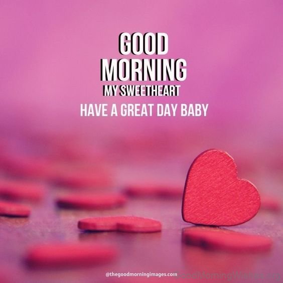 Good Morning My Sweetheart