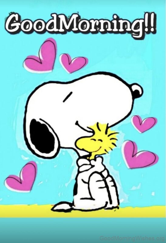 Good Morning Snoopy Beautiful Image