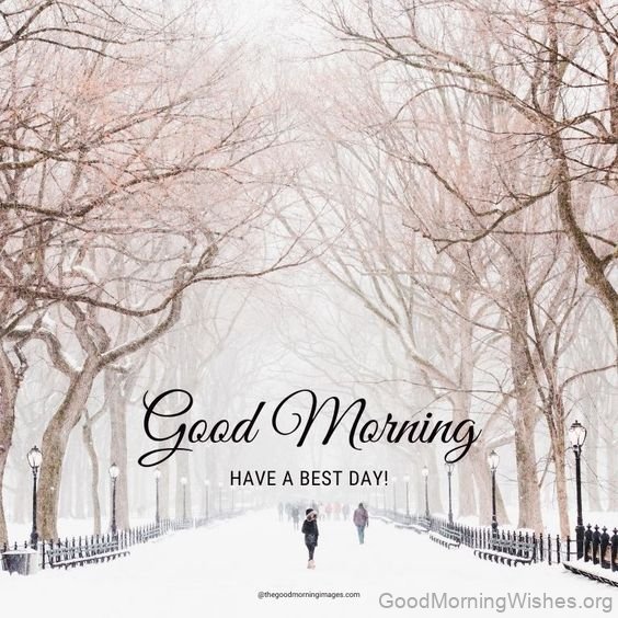 Have A Best Day Good Morning Winter
