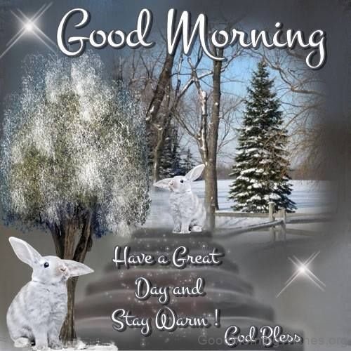 Have A Great Day And Stay Warm Good Morning Winter
