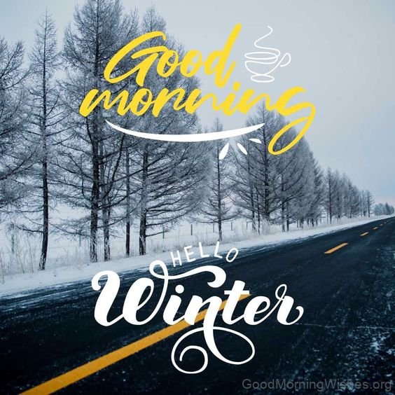 Hello Winter Good Morning