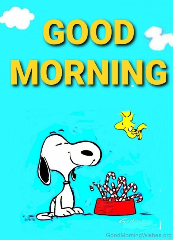 Lovely Good Morning Snoopy Image