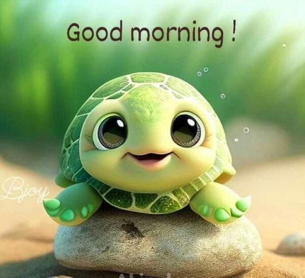 Good Morning Beautiful Turtle Photo