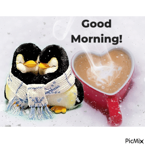 Good Morning Cute Penguin