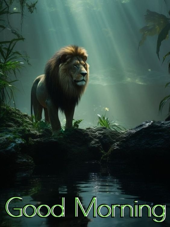 Lion Good Morning Quote