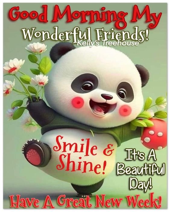 Morning Panda Smile And Shine