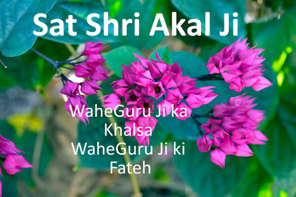 Waheguruji Sat Sri Akal Image