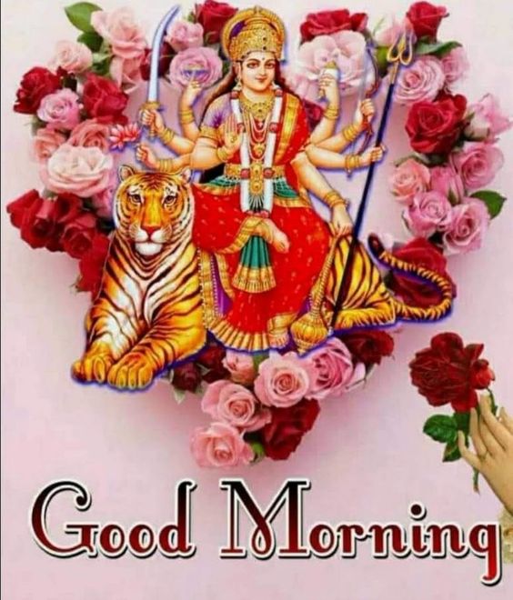 Durga Maa Good Morning Photo