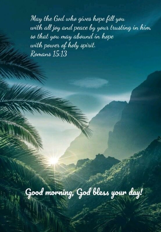 Good Morning Bible God Bless You Pic