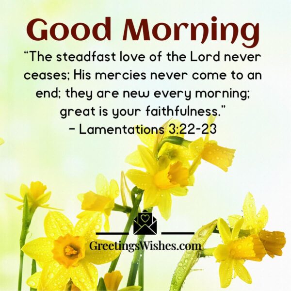 Good Morning Bible Verses Pic
