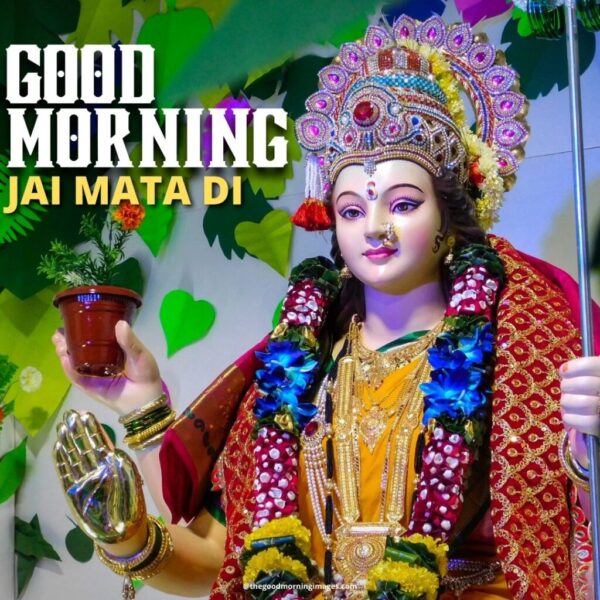 Good Morning Durga Maa Picture