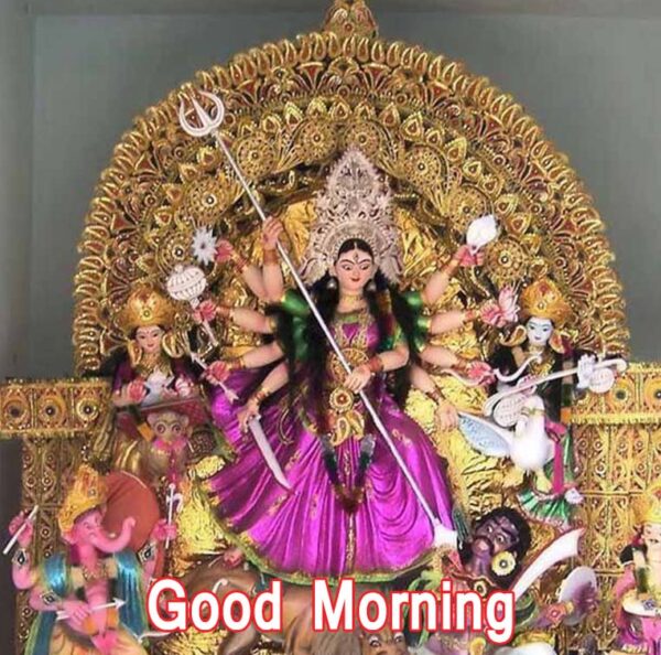 Good Morning Images With Durga Mata