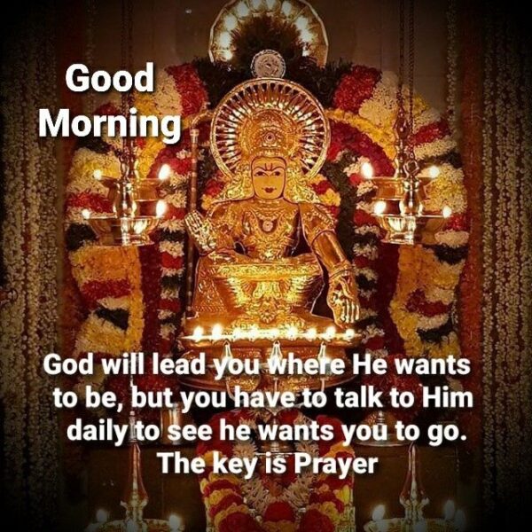 Good Morning Lord Ayyappa God Will Lead You