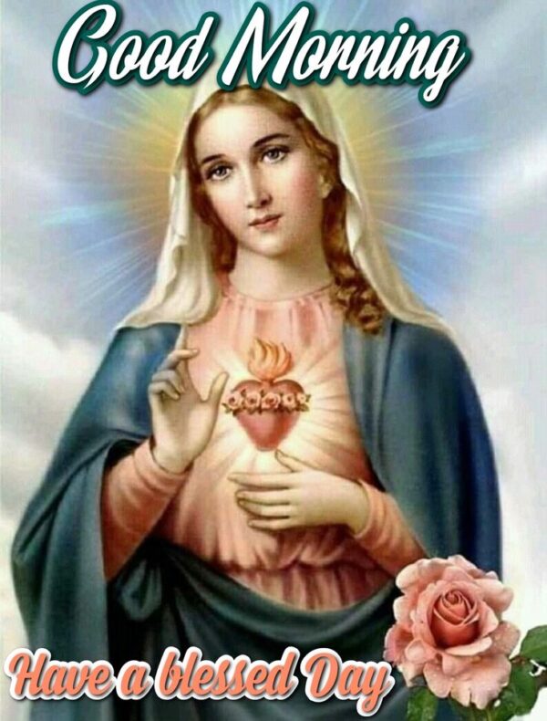 Good Morning Mother Mary Have A Blessed Day