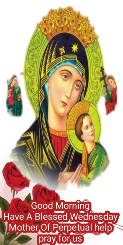 Good Morning Wednesday Mother Mary Pic