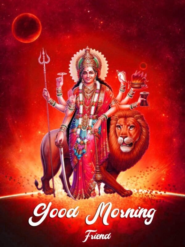 Maa Durga Good Morning Pics In Hindi